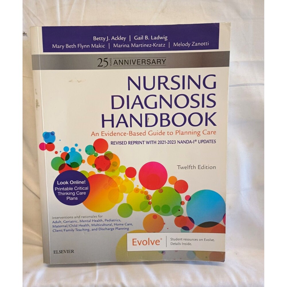 Elsevier Nursing Diagnosis Handbook 12th Revised Edition 2021 Paperback